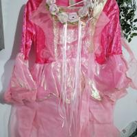 Carnevale "Fata Rosa" con le ali, TU