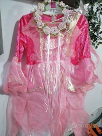 Carnevale "Fata Rosa" con le ali, TU