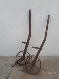 ruote semitrace antica 1 fila ferro battuto