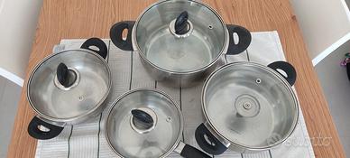 set 4 pentole 