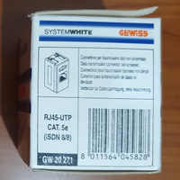 GEWISS GW20271 System presa RJ45 5e UTP