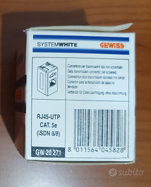 GEWISS GW20271 System presa RJ45 5e UTP