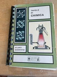Tavole di chimica  Giunti Marzocco