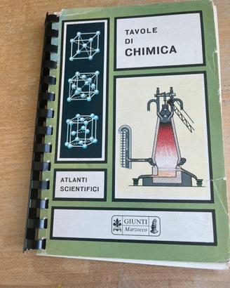 Tavole di chimica  Giunti Marzocco