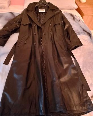 Cappotto uomo in pelle