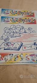2 box cartoncini Kinder I Lattimbri+2 personaggi
