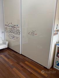 Armadio 2 ante con casettiera