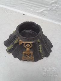 Portacandela VULCANO fatto con pietra LAVICA