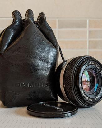 Olympus OM 40mm F2 – RARO, tenuto bene