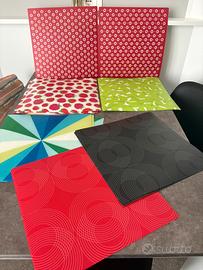17 tovagliette all’americana in plastica