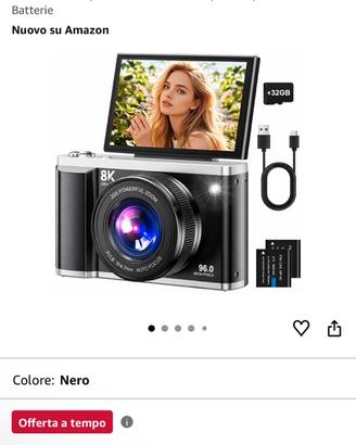 Fotocamera Digitale 8K NUOVA