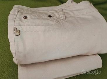 jeans bianco 44 