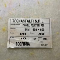 Pannelli fibra di poliestere isolanti