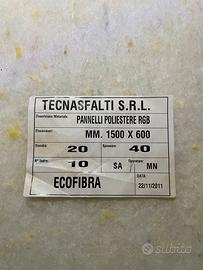 Pannelli fibra di poliestere isolanti