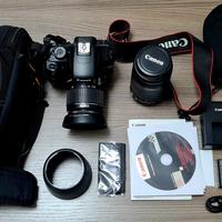 Canon EOS 1100 D+Obiettivi 18-55/55-250+Accessori