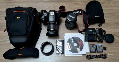 Canon EOS 1100 D+Obiettivi 18-55/55-250+Accessori