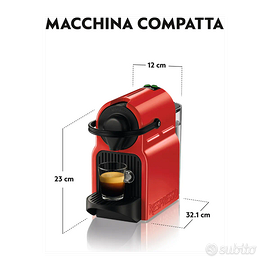 Macchina caffè Nespresso Krups rossa