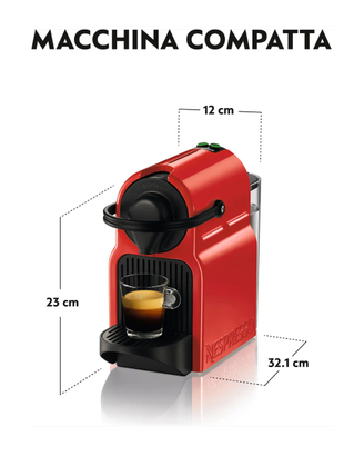 Macchina caffè Nespresso Krups rossa