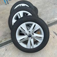 RUOTE CERCHI IN LEGA DA 16" PER VW GOLF CON 205/55