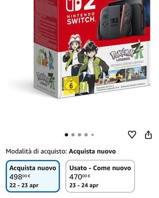 Nintendo Switch 2 + gioco pokemon| NUOVA IMBALLATA