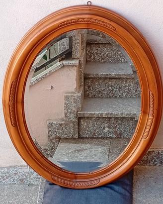 Specchio ovale vintage del 65