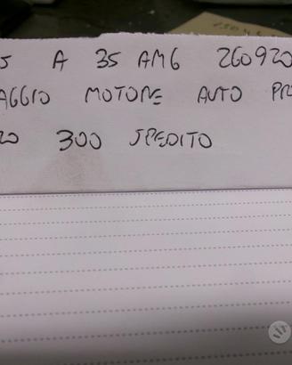 Cablaggio motore mercedes a35 amg
