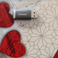 adattatore USB uscita audio jack 