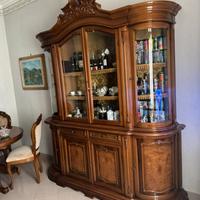 Mobile credenza soggiorno in legno pregiato