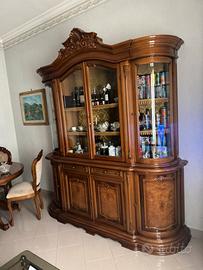 Mobile credenza soggiorno in legno pregiato