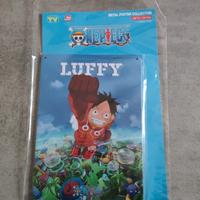 Targa Metallica Luffy