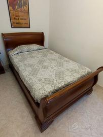 Letto a barca 1 piazza e mezza in legno