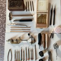 Attrezzi orologiaio Boley tornio avvolgimolle