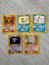 Pokemon set 5 carte brillanti