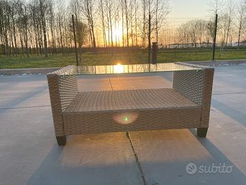 Tavolino giardino salotto esterno