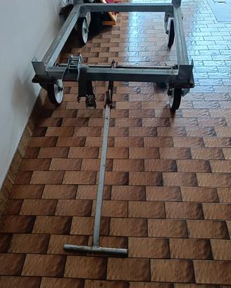 carretto per cisterna IBC da 1000LT