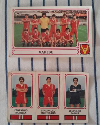 Coppia di Figurine Panini 1978-79 VARESE