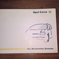 Custodia originale Opel Corsa con suo libretto