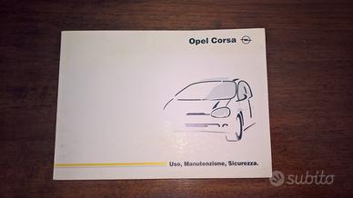 Custodia originale Opel Corsa con suo libretto
