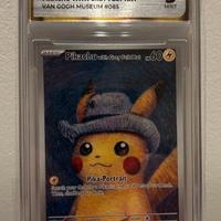 Pokémon di Van Gogh Pikachu con cappello grigio