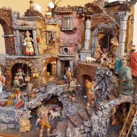 Presepe interamente fatto a mano