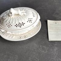 ZUPPIERA in PORCELLANA Royal Creamware (Inglese)