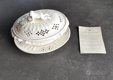 ZUPPIERA in PORCELLANA Royal Creamware (Inglese)