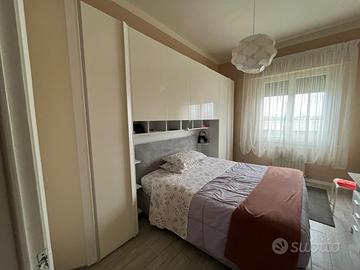 Armadio a ponte e settimino 5 cassetti