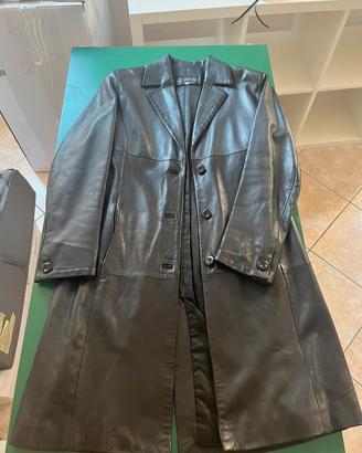 cappotto vera pelle taglia 44