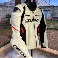 Dainese racing D1 giubbotto moto pelle 48