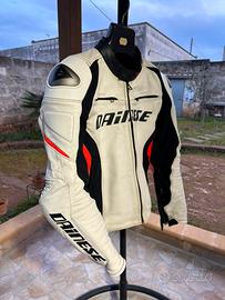 Dainese racing D1 giubbotto moto pelle 48