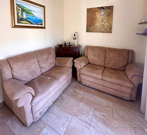 Divani 2 posti beige - marca Natuzzi
