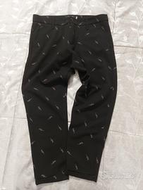 Pantaloni Imperial neri con fulmini