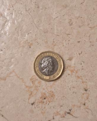 moneta One Pound Regina Elisabetta II 2016