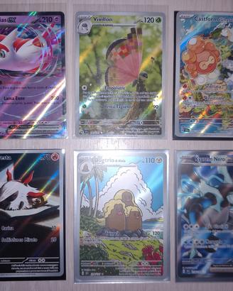 Lotto 6 Carte Pokemon Ita Holo Full Art Scintille
